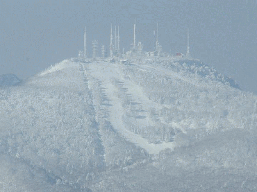 冬の手稲山