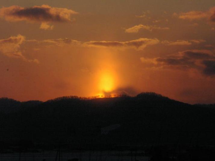 サンピラー（太陽柱）